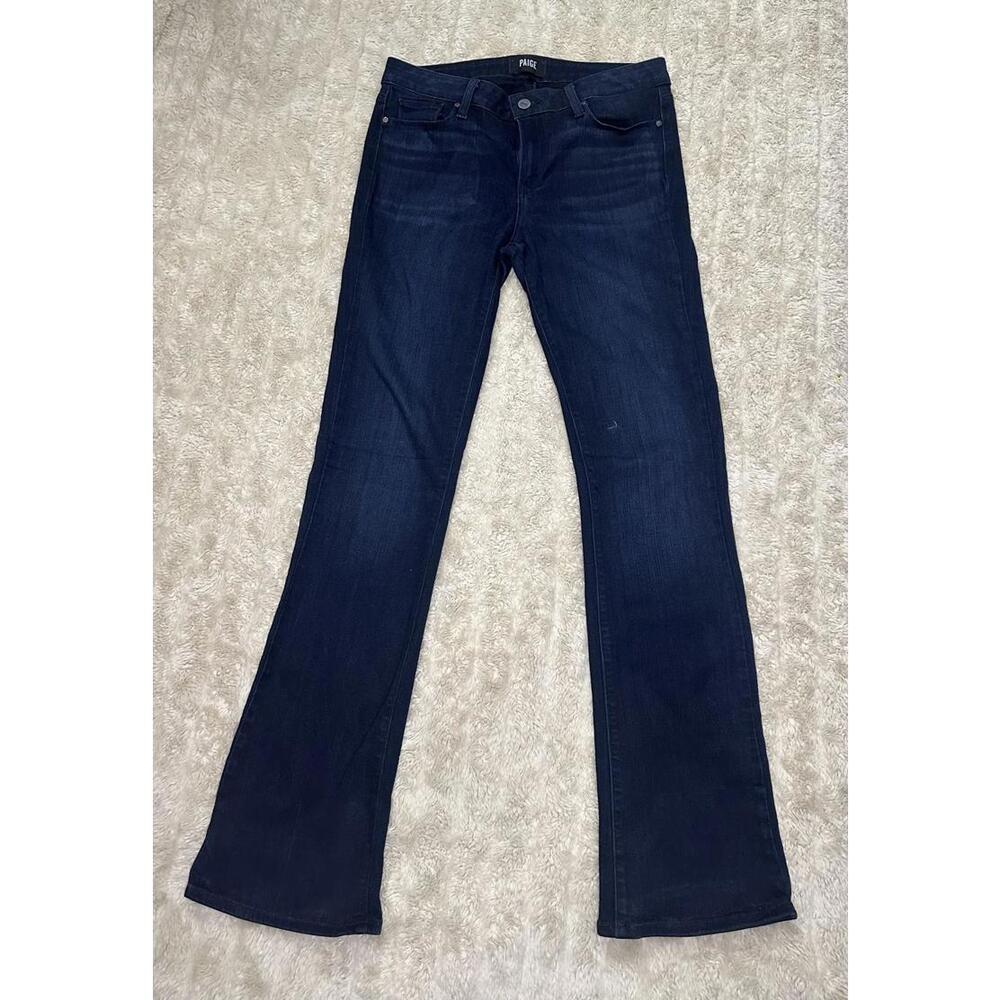 Paige Manhattan dark wash mid rise slim bootcut preminum denim jeans Size 29